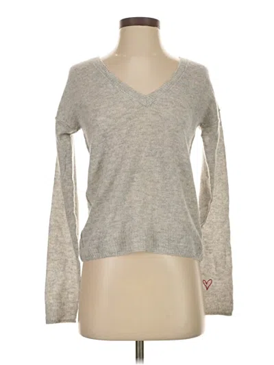 Pre-owned 525 America Cashmere Pullover Sweater In Gray