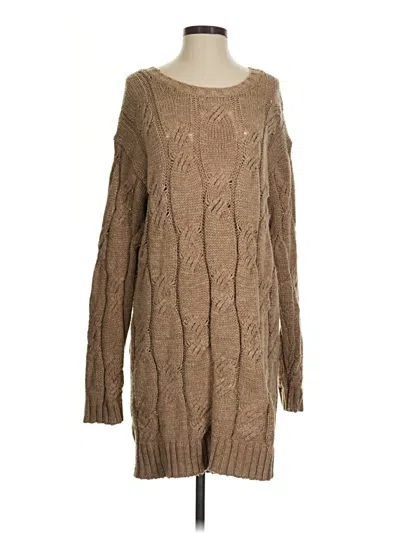Pre-owned 525 America Casual Dress In Tan