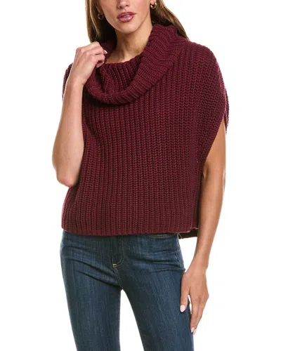 525 America Cate Pullover In Burgundy