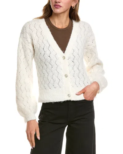 525 AMERICA CELESTE BOUCLE V-NECK CARDIGAN