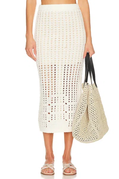 525 America Christina Skirt In Chalk In White
