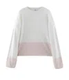 525 America Contrast Pullover Light Heather Grey Multi In White
