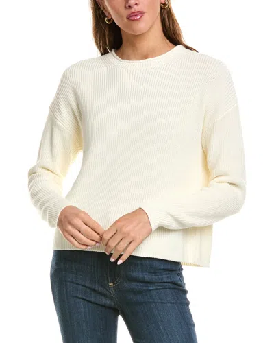 525 America Cropped Relaxed Crewneck Pullover In Neutral