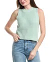 525 America Lani Cotton Sleeveless Knit Tank In Silt Green