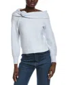 525 America Elizabeth Off-the-shoulder Pullover In Blue