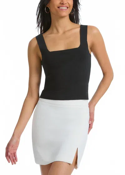 525 America Eva Square Neck Tank In Black