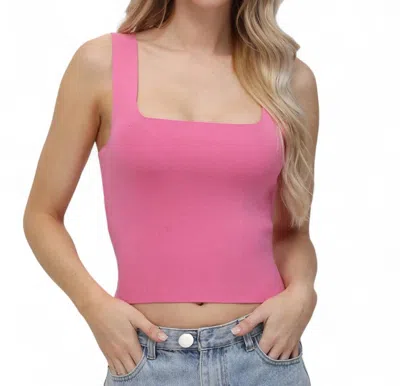 525 America Eva Tank Top In Shocking Pink
