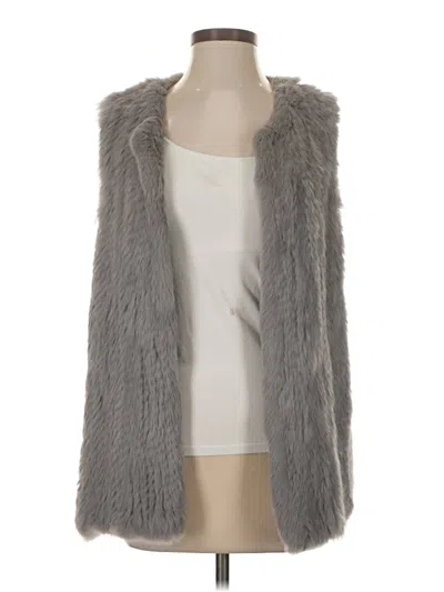 525 America Faux Fur Vest In Blue