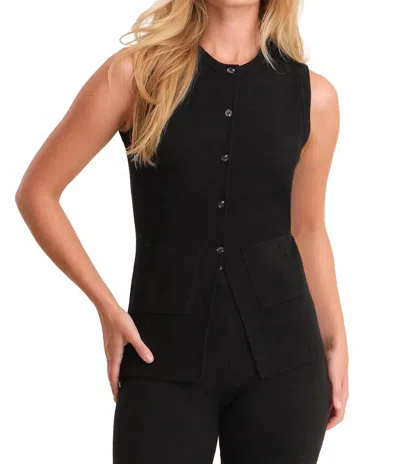 525 America Felicity Structured Vest In Black