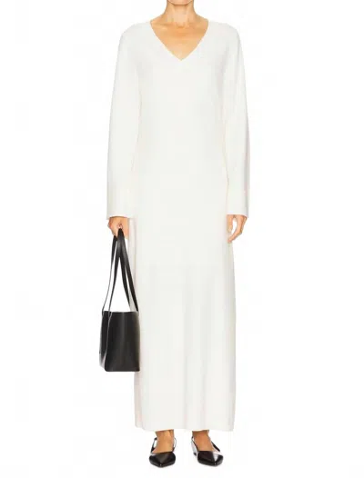 525 America Florence Flare Maxi Dress In Sea Salt In White