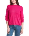 525 America Harlow Wrap Front Pullover In Pink