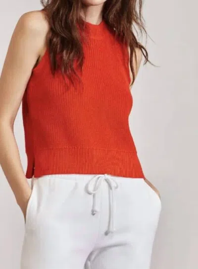 525 America High Crew Neck In Papaya In Brown