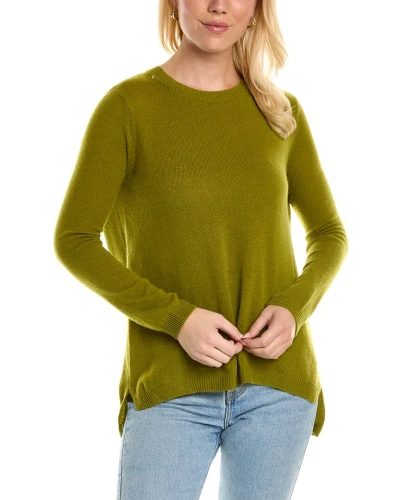 525 America High-low Cashmere Sweater In Green