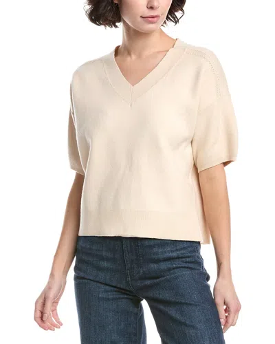525 America Isla Luxe V-neck Pullover In Neutral