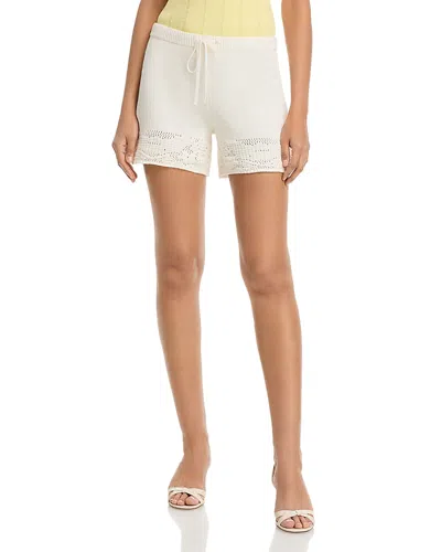 525 America Jessie Floral Shorts In White