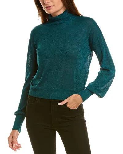 525 America Kate Lurex Pullover In Blue