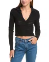 525 America Lace Knit Cardigan In Black