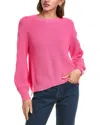 525 America Lace-up Back Sweater In Pink