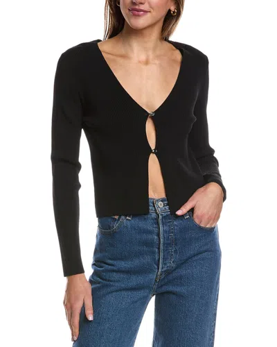 525 America Lace Up Crop Top In Black