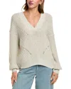 525 America Lofty Shine Pullover Sweater In Neutral