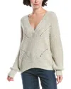 525 America Lofty Shine Pullover Sweater In White
