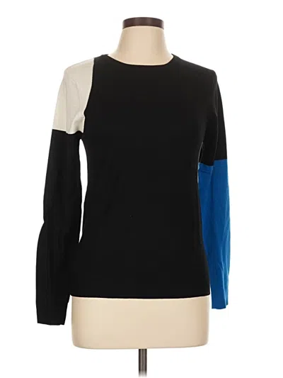 Pre-owned 525 America Long Sleeve Top Black Boatneck Tops
