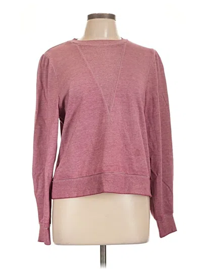 Pre-owned 525 America Long Sleeve T-shirt In Burgundy