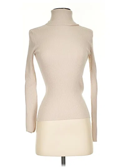 Pre-owned 525 America Long Sleeve Turtleneck In Ivory