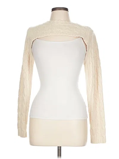 Pre-owned 525 America Long Sleeve Turtleneck In White