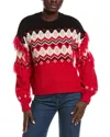 525 America Margaret Pullover In Red
