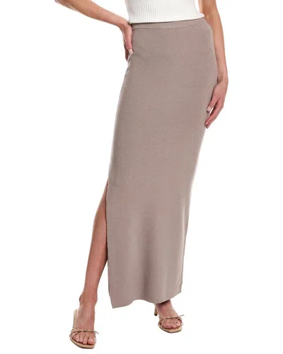 525 America Maria Maxi Skirt In Burgundy