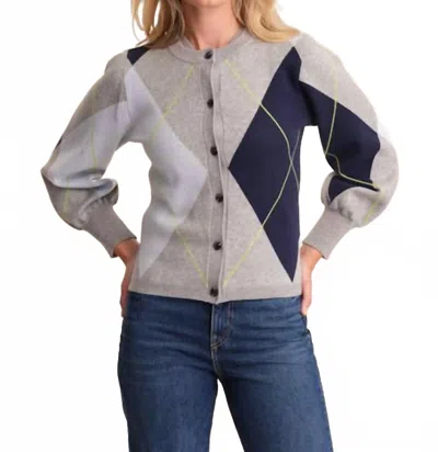 525 America Noelle Argyle Cardigan In Multi
