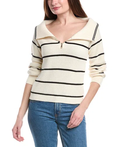 525 AMERICA OFF-SHOULDER STRIPE PULLOVER