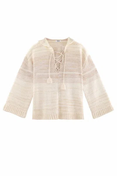 525 America Ombre Hoodie In Bare Multi In Beige