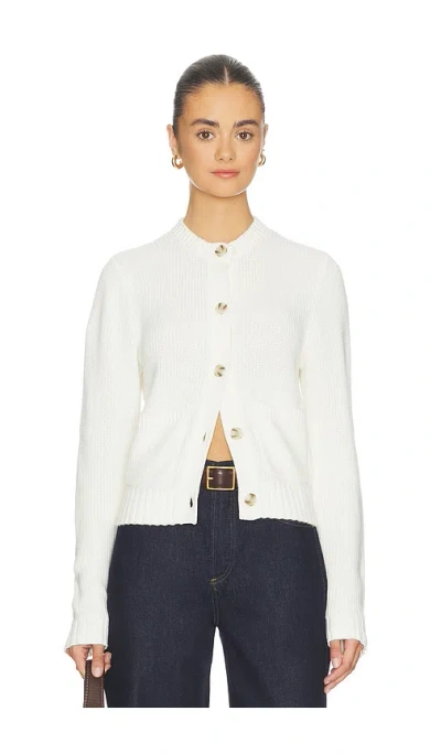 525 America Palmer Crew Neck Cardigan In Gray