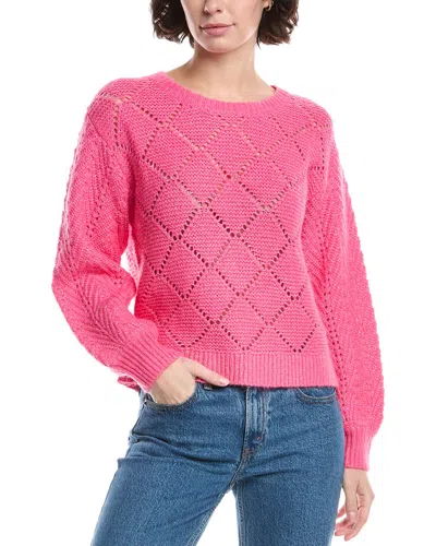 525 AMERICA 525 AMERICA POINTELLE LOFTY WOOL-BLEND PULLOVER