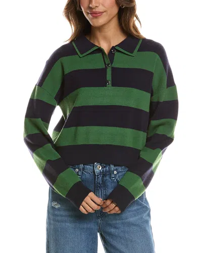 525 America Polo Sweater In Green