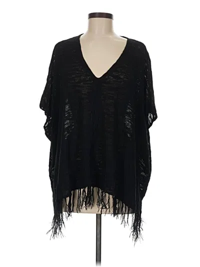 Pre-owned 525 America Poncho In Black