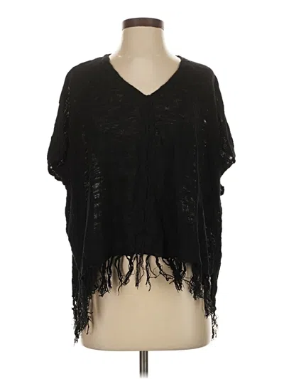 Pre-owned 525 America Poncho In Black