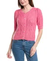 525 America Puff Sleeve Wool-blend Cardigan