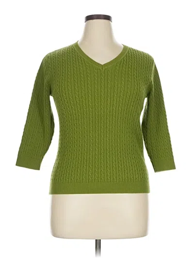 Pre-owned 525 America Pullover Sweater In Green