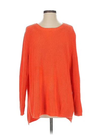Pre-owned 525 America Pullover Sweater In Orange