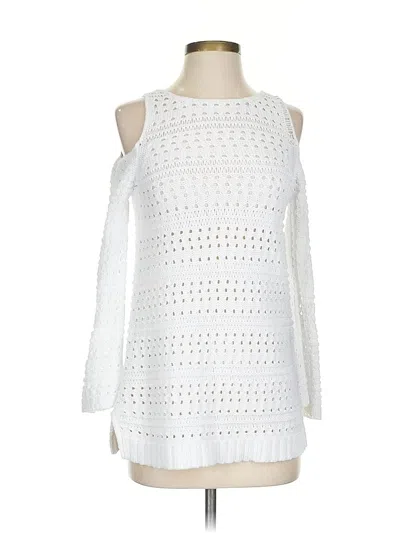 Pre-owned 525 America Pullover Sweater In White