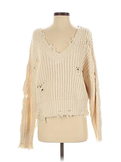 Pre-owned 525 America Pullover Sweater In White