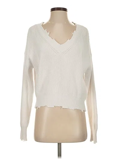 Pre-owned 525 America Pullover Sweater In White