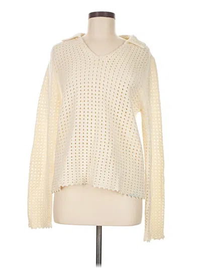 Pre-owned 525 America Pullover Sweater In White