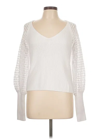 Pre-owned 525 America Pullover Sweater In White