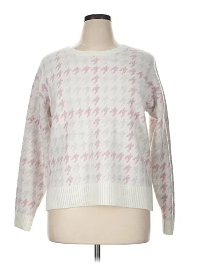 Pre-owned 525 America Pullover Sweater In White
