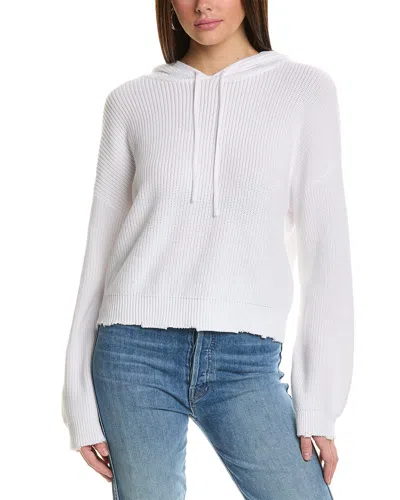 525 America Shaker Rib Hoodie In White