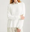 525 America Shaker Sweater In White In White